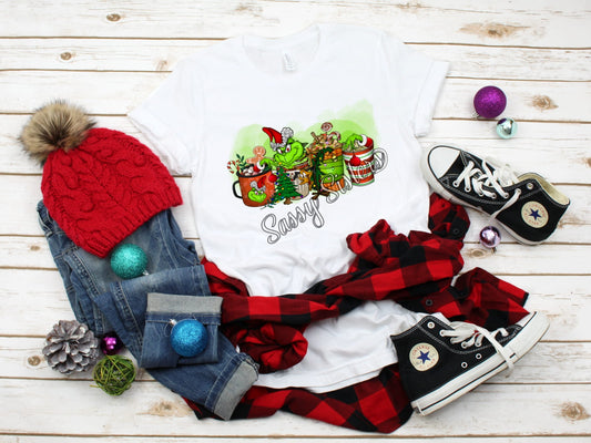 CHRISTMAS CUPS GRINCH - TRANSFER