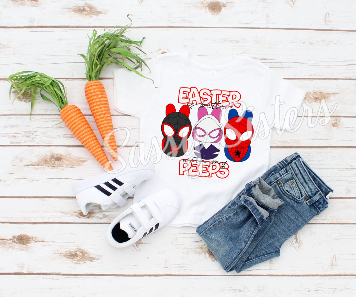 EASTER IS BETTER WITH MY PEEPS - SPIDER - TRANSFER