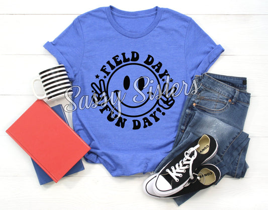 FIELD DAY FUN DAY SMILEY - TRANSFER