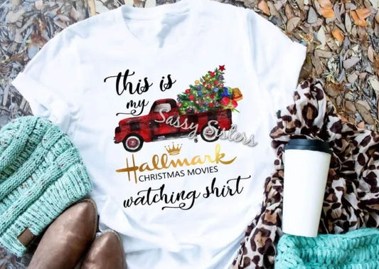 THIS IS MY HALMARK WATCHING SHIRT TRUCK - TRANSFER