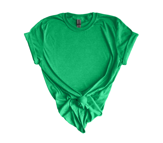ADULT GILDAN HEATHER IRISH GREEN-SHORT SLEEVE T-SHIRT