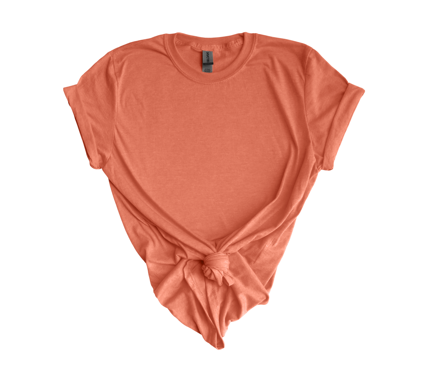 ADULT GILDAN HEATHER ORANGE -SHORT SLEEVE T-SHIRT