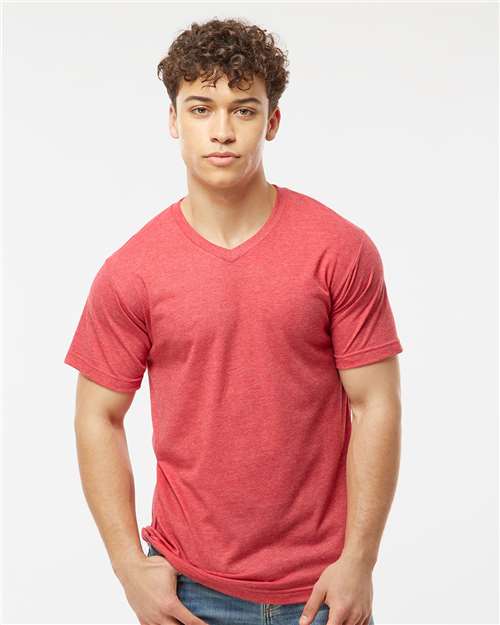 Tultex - Unisex Poly-Rich V-Neck T-Shirt