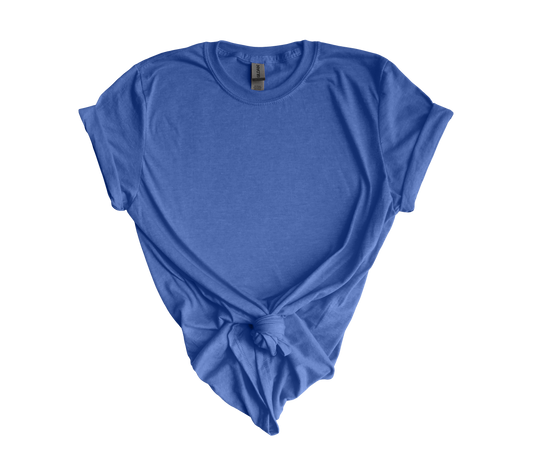 ADULT GILDAN HEATHER ROYAL -SHORT SLEEVE T-SHIRT