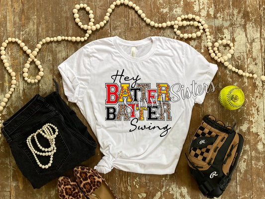 HEY BATTER BATTER SWING - SOFTBALL - TRANSFER
