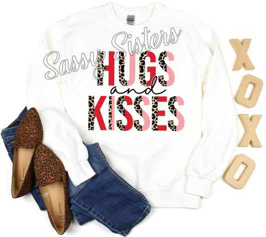HUGS AND KISSES CHEETAH LETTERS - TRANSFER