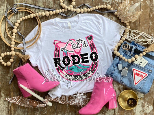 LET'S RODEO HORSE SHOE- TRANSFER
