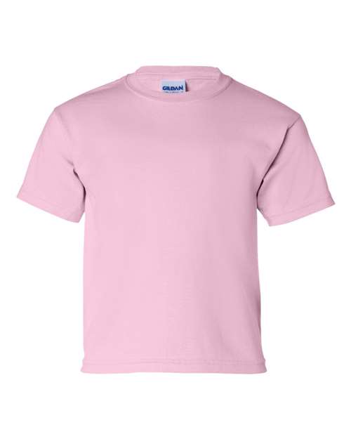 LIGHT PINK SHORT SLEEVE GILDAN-YOUTH