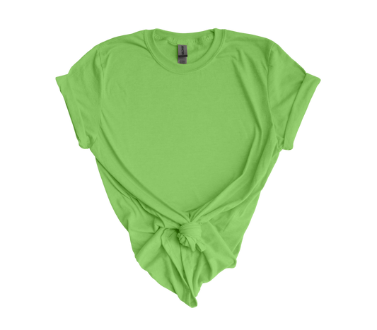 ADULT GILDAN LIME GREEN -SHORT SLEEVE T-SHIRT
