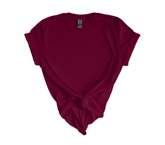 ADULT GILDAN MAROON-SHORT SLEEVE T-SHIRT