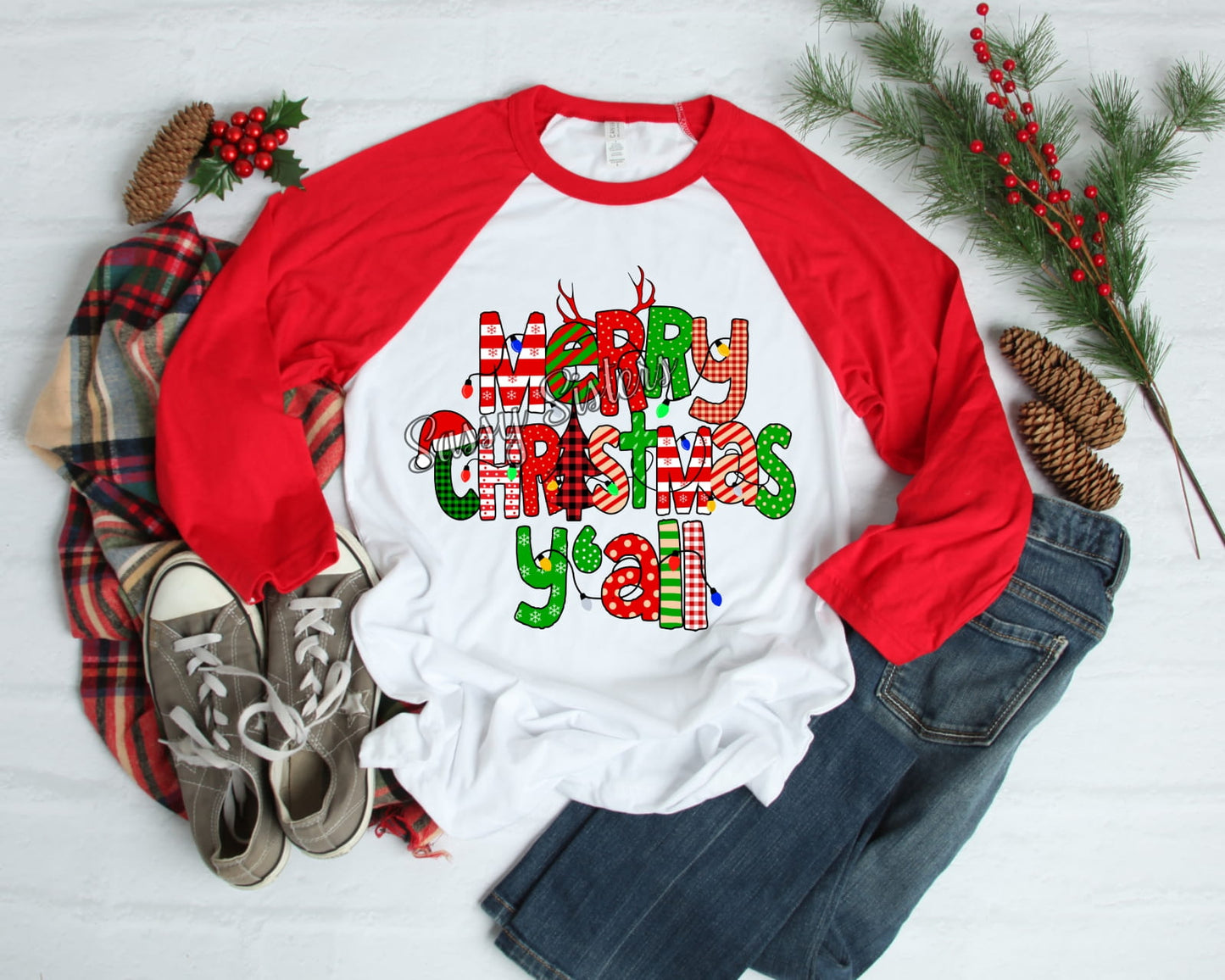 MERRY CHRISTMAS YALL PATTERN