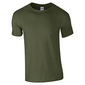 ADULT GILDAN MILITARY GREEN -SHORT SLEEVE T-SHIRT