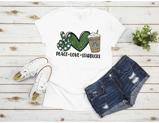 PEACE LOVE STARBUCKS