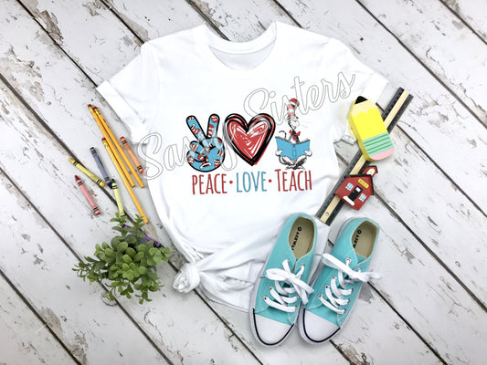 PEACE LOVE TEACH - TRANSFER