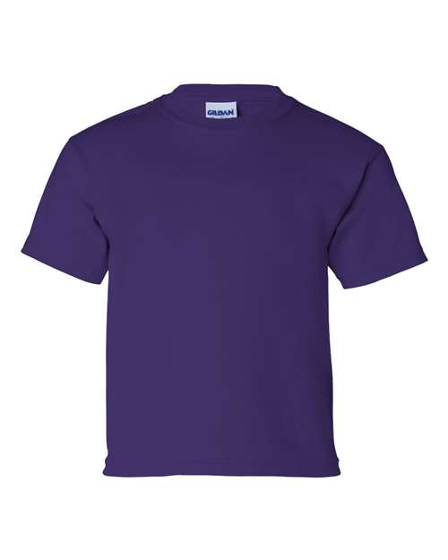 PURPLE SHORT SLEEVE GILDAN-YOUTH