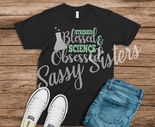 STRESSED BLESSED AND SCIENCE OBSESSED - TRANSFER