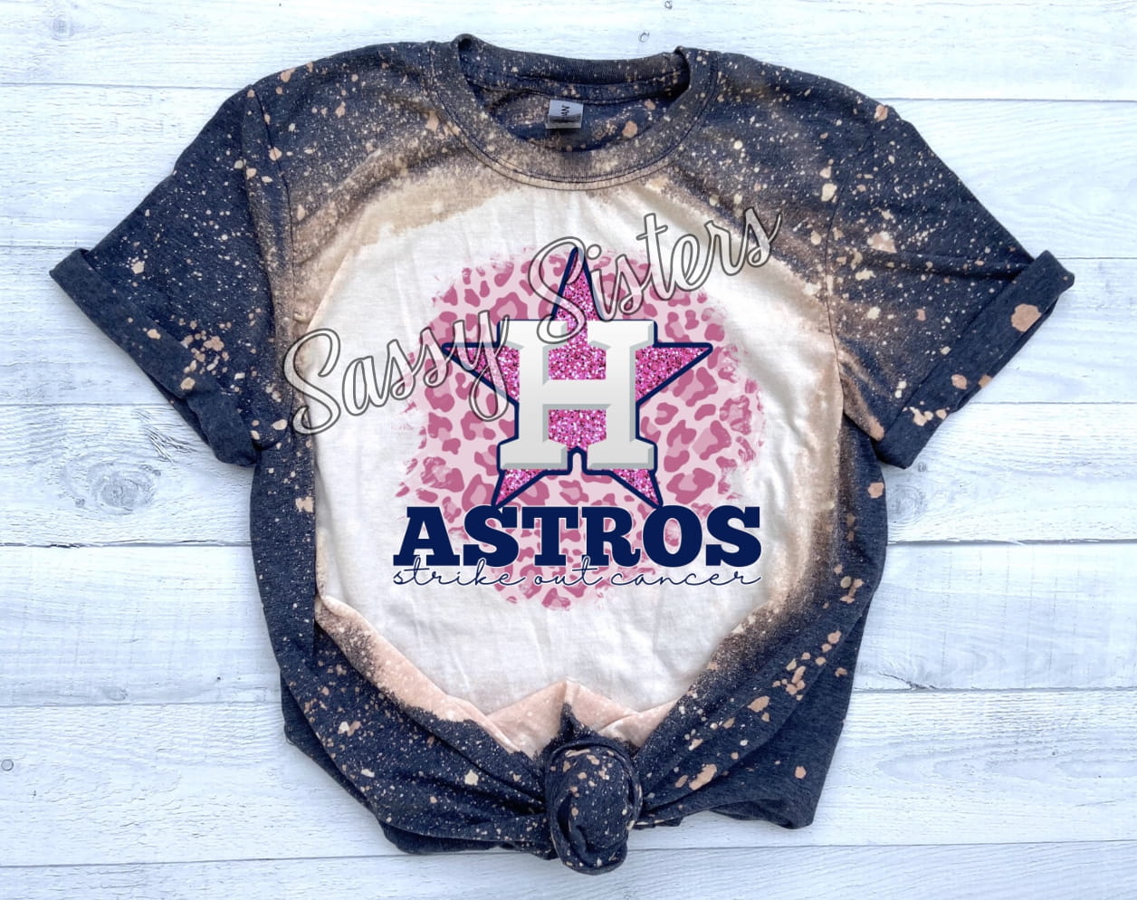 STRIKE OUT CANCER PINK CHEETAH - TRANSFER