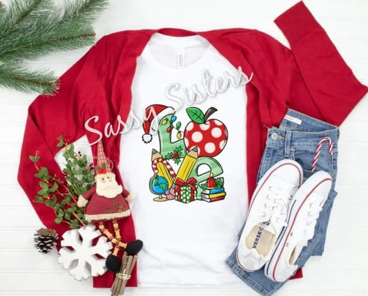 TEACHERS LOVE CHRISTMAS - TRANSFER