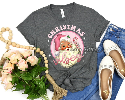 CHRISTMAS VIBES - PINK SANTA