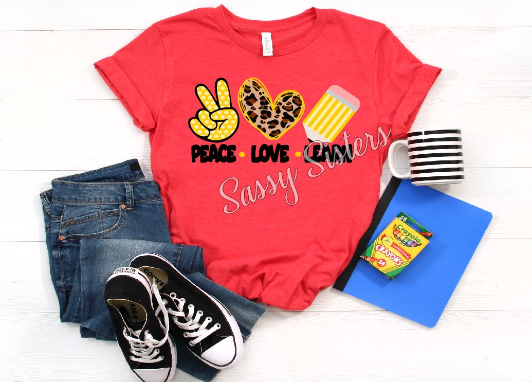 PEACE LOVE LEARN - TRANSFER