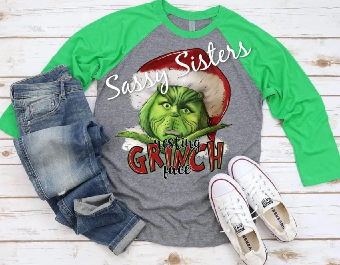 RESTING GRINCH FACE - TRANSFER